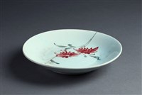 藏品(雙菊中盤)的圖片